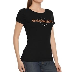 Harley Davidson black cotton T-shirt XL